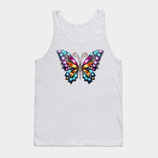 Bejeweled Butterfly #8 Tank Top